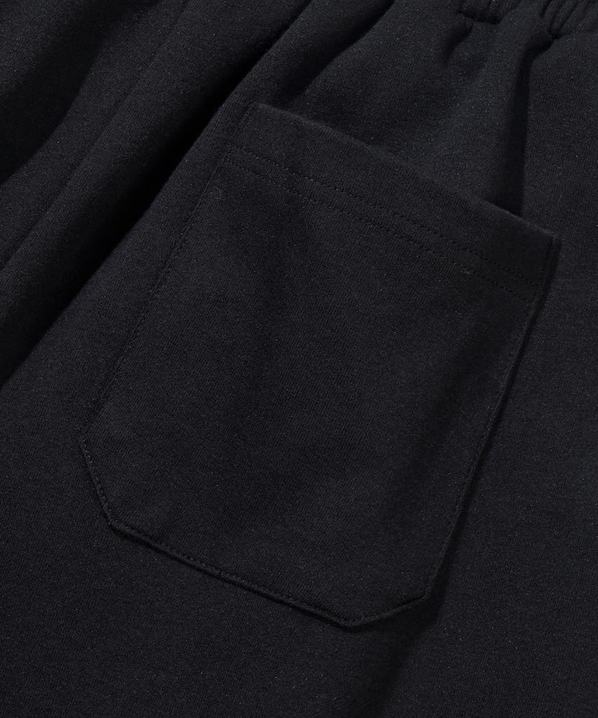 AGOD Side Tuck Sweat Bermuda Pants [Black]