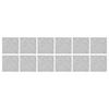 12 Pieces Acoustics Foam Wall Panels Flame Retardant Sound Absorption Tiles Polyester Texture for Nurseries and Dropship