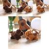 Horse Plush Toy Keychain Crystal Soft Pp Cotton Stuffed Animal Charm Gift For Kids Teens