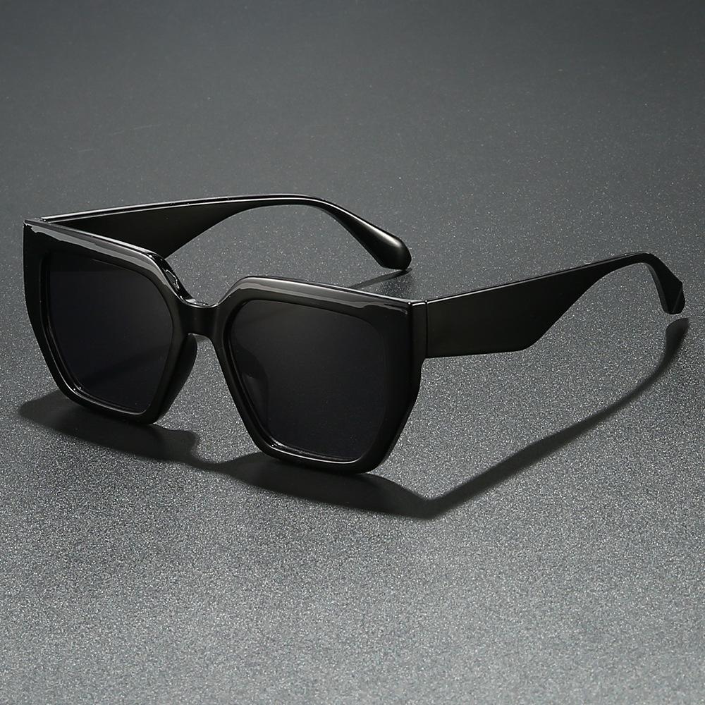 2025 New Arrival Concave Frame Square Sunglasses with Contrast Color Oversized Retro Chic for Unisex with UV400 Lenses