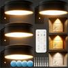 Wireless Picture Lighting, Pack of 3 LED Light For Wall Mounting, Magnetic Lights with 3 Colours and Adjustable Brightness