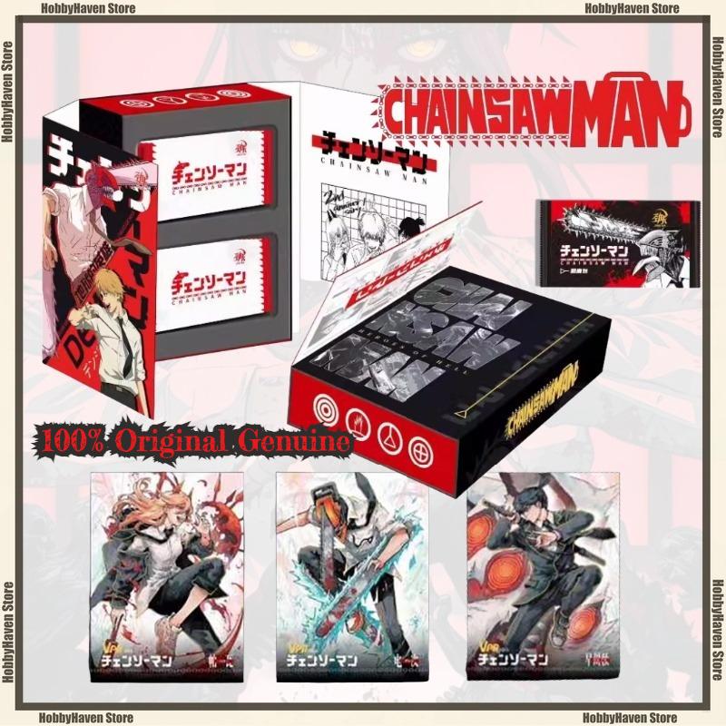 In Stock Killer Chainsaw Man The Hero of Hell Chapter Twodimensional Anime Characters Steel Machima Card Collection Gift