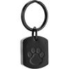 RIPFEVURN Pet Cremation Jewelry Dog Cat Paw Urn Keychain for Ashes for Women Men Memorial Keepsake Pendant