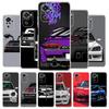 Japan JDM Sports Cars Comic Phone Case For Xiaomi Redmi Note 15 14 13 12 4G 10 11 Pro Plus 5G 14C 13C 12C 10C 9A Cover
