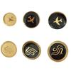 4 Pcs Alloy Buttons Uniform Buttons Dress Buttons Jackets Pants Buttons Sewing Buttons Craft Buttons for Uniforms