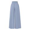 Women's Summer New Wide Leg Pants, Elastic High Waist Long Palazzo Trousers Casual Skirt Pants