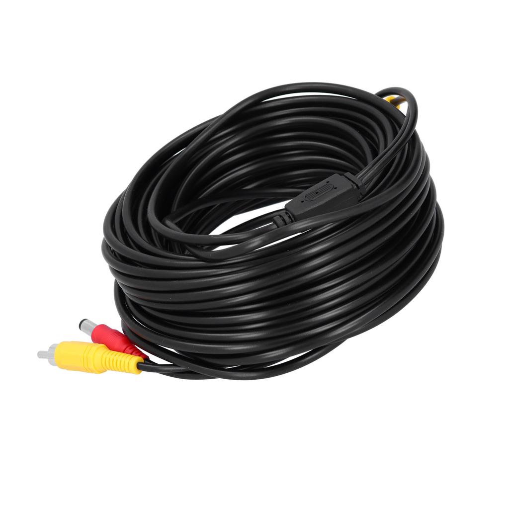 Portable CCTV Cable 2-In 1 Video Power Cord  +  Connector for Surveillance Camera DVD Player(10m 32.8ft )