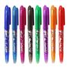 Set da 8 pezzi Penna Gel Cancellabile Multicolore Punta da 0,5 mm Pittura Scrittura Disegno Scuola Nero Blu Rosso Rosa Arancione Verde Viola Azzurro