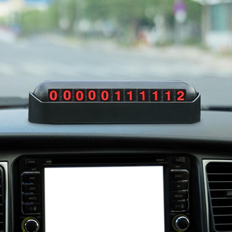 Parking Phone Number Plate Stylish Car Parking Number Plate Car Parking Card Practical Telephone Number Plate Temporary Parking