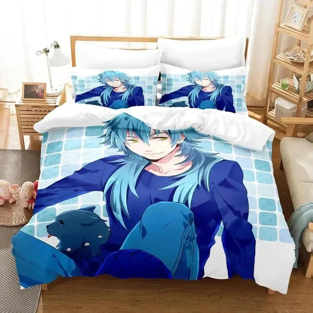 3D Print Anime Dramatical Murder Game Comfortable Duvet Cover Pillowcase Bedding Set Children Bedroom Decoration Home Textile