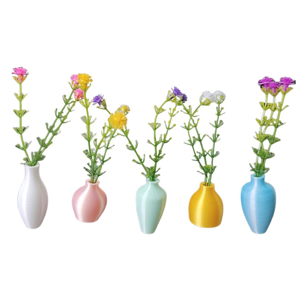 5 stk DIY Mini Vase Magneter for Kjøleskap Moderne Kjøleskapsmagneter Vase Kjøleskapsdekorasjon