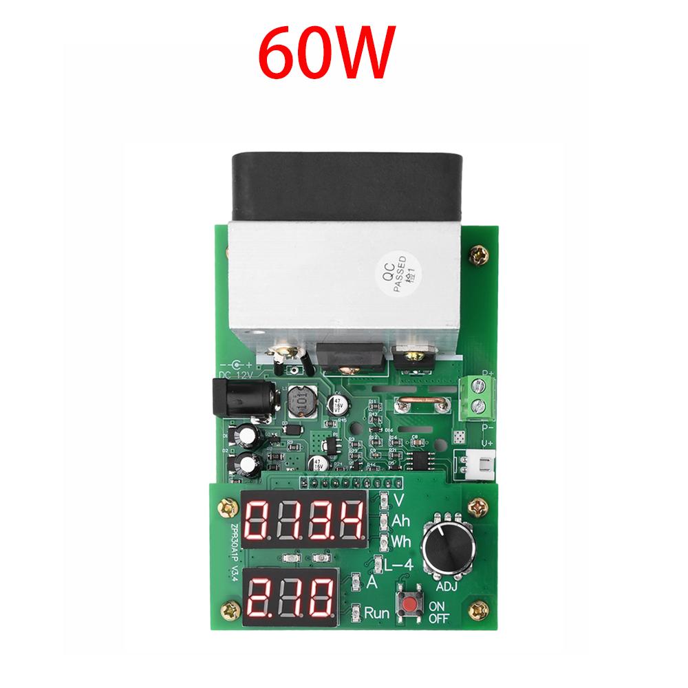 Electronic Load Tester 110W 9.99A 30V Battery Capacity Current Tester Discharge Monitoring Module Battery tester 60W