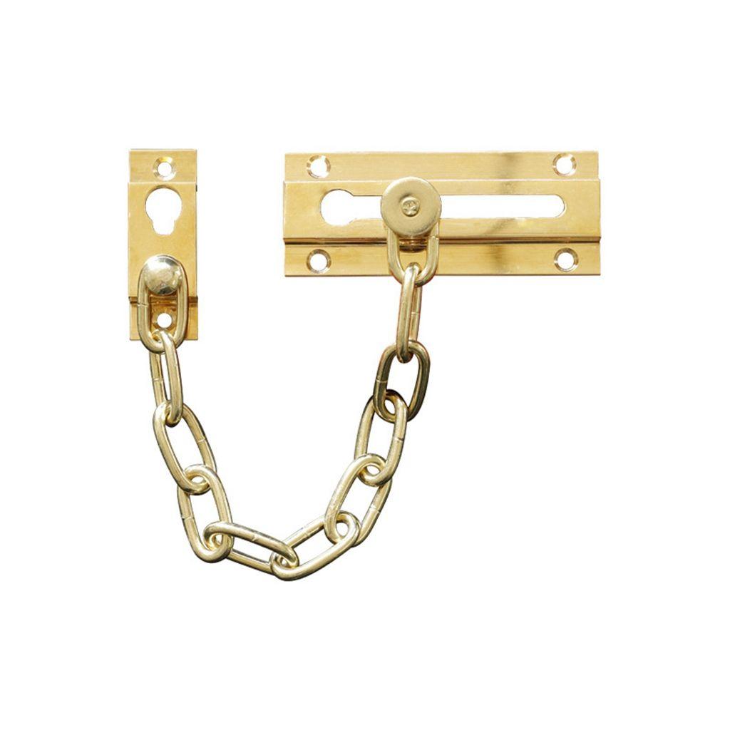 Screws Steel Decorative Security Lock Door Hardware Sliding Door Lock Door Chain Door Safety Guard