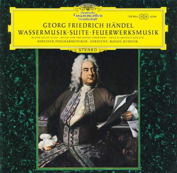 

LP Record RAFAEL KUBELIK BERLINER PHILHARMON Handel Wassermusik Suite Feuerw 138864SLPM DEUTSCHE GRAMMO 1965 Germany Classical Used