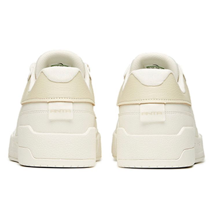 Anta Low Top Skate Shoes Men Shoes White Yellow 912118081-2