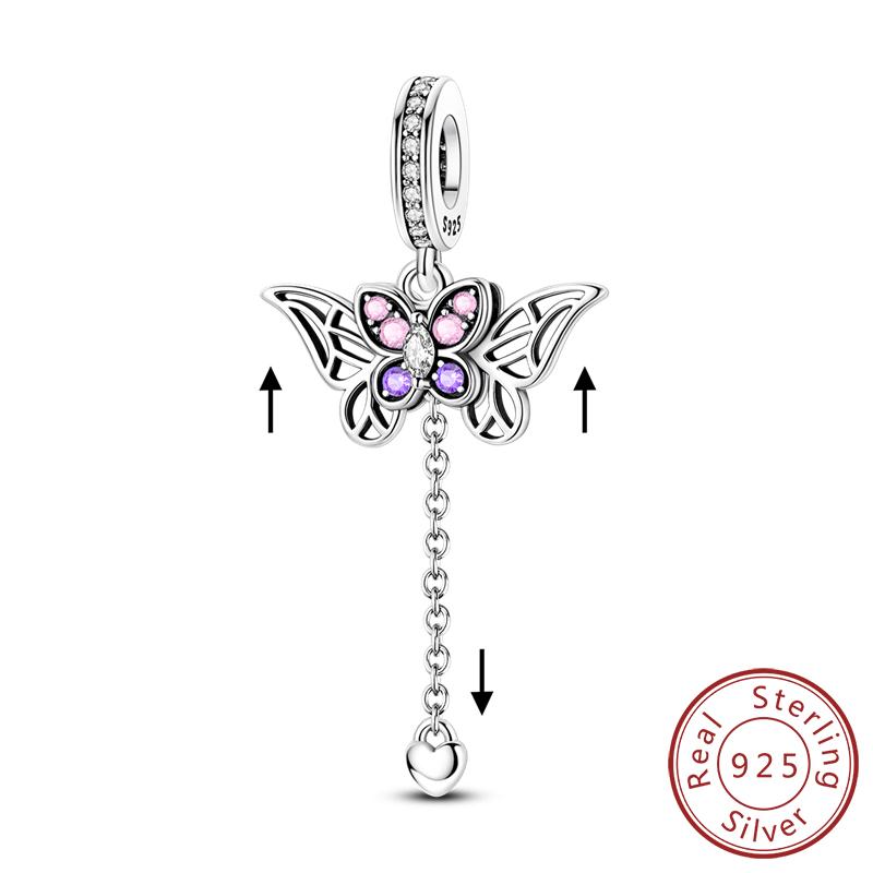 New Original Copper Charms Bead Gold Chameleon Turtle Cat Charm Fit Bracelet Dangle Pendants Diy Women Jewelry Gift