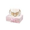 Coach Georgie 21 Metallic Horse And Carriage Buckle Color Block Monogram Print PVC And Leather Saddle Bag Women saddle bag C2806-IMDQC