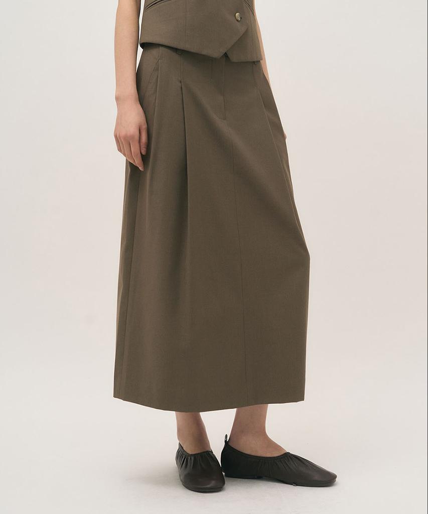 Leopeusaideuhwaiteulabel Clever Skirt Mud