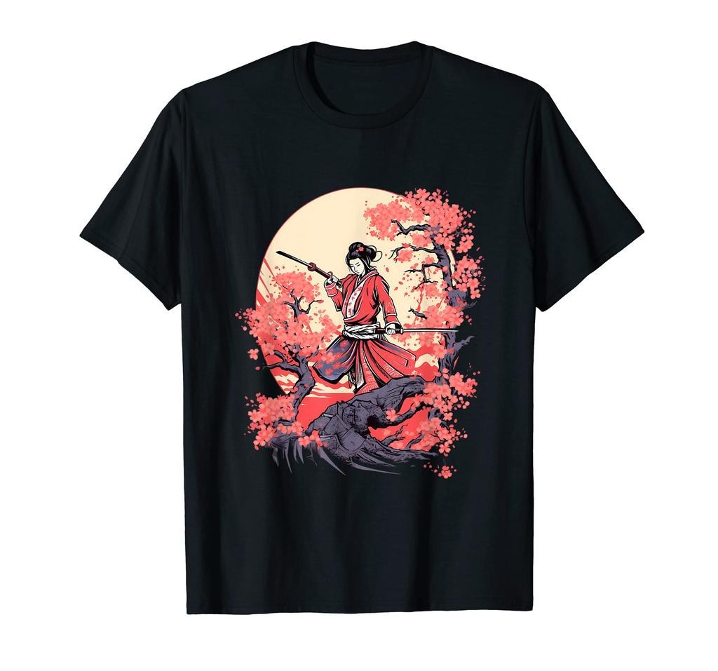 Japanese Art Ninja Ukiyo-e Anime Samurai T-Shirt