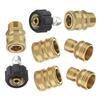 8PCS Pressure Washer Adapter Set Quick Connect Fitting For Power Washer Hose