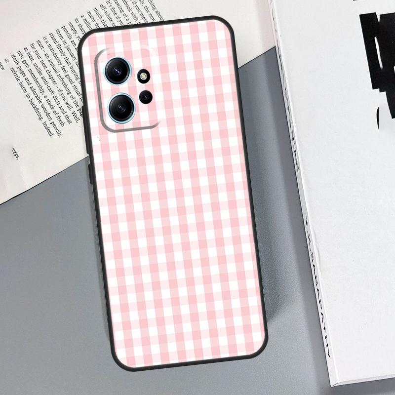 Pastel Gingham Case For Xiaomi Redmi Note 12 11 10 8 9 Pro Note 12S 11S 10S 9S Redmi 12 9C 10C 12C Coque