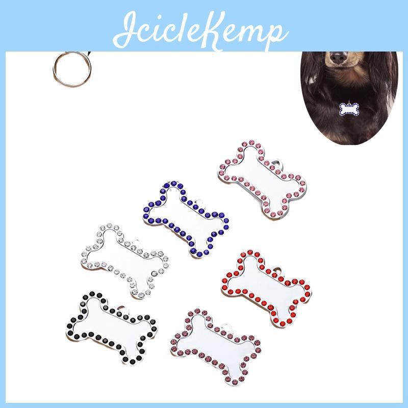 Seasonal And Festive Pet Accessory Metal Dog Tag With Bone Shape For All Occasions