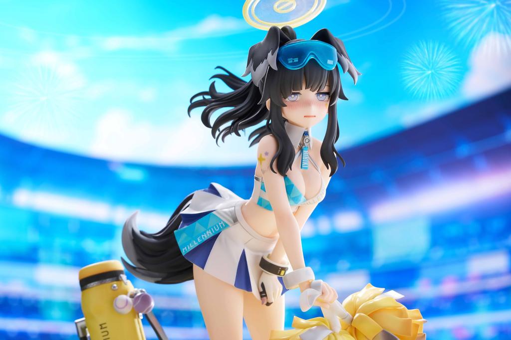 Golden Head Plus Blue Archive Hibiki Height 250mm scale painted finished figure made of ABS and acrylic (Cheer Squad) approx. (including pedestal) 1/7