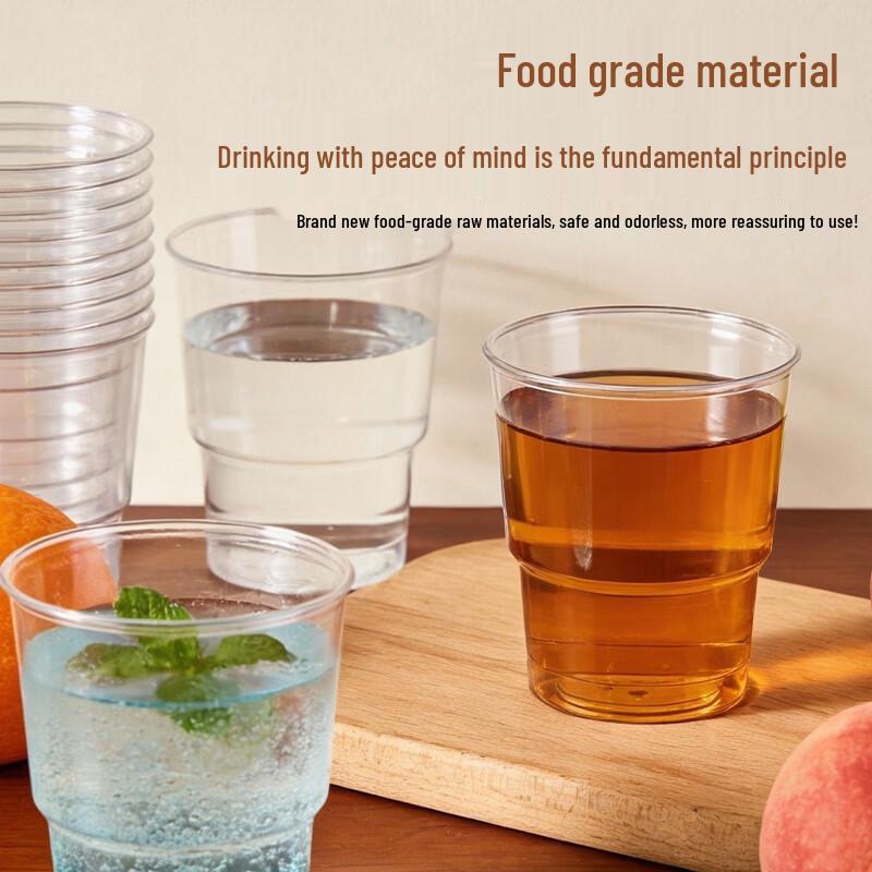 Chuxian De 50ml Thickened Hard Disposable Airline Cups (500 Pack)