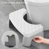 Removable Toilet Squat Stool Plastic Foot Stool Portable Toilet Seat Stool  Adult