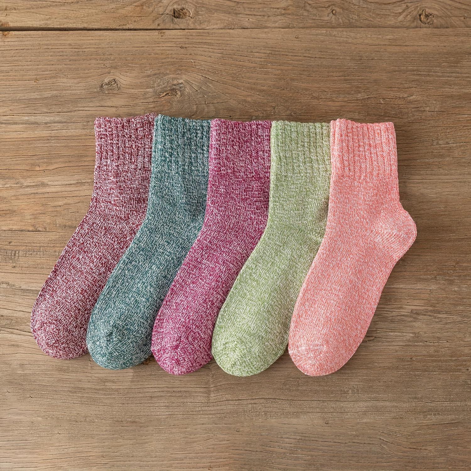 

5Pairs Witner Socks Women Socks Thick Christmas Warm Sock for Women One-size