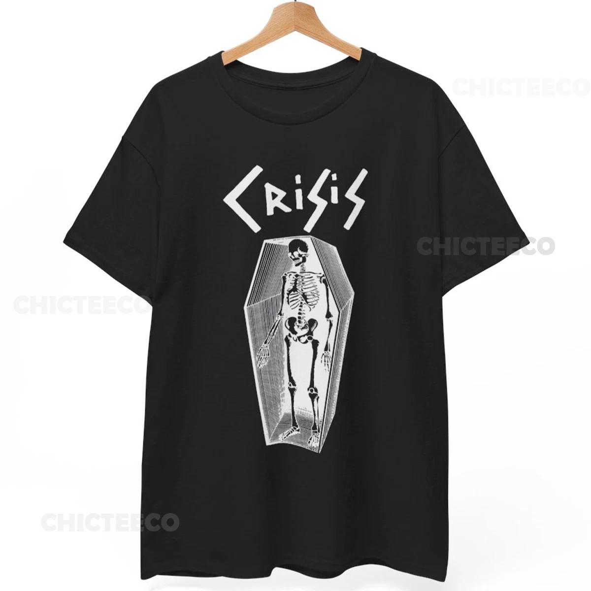 

Футболка Crisis Панк Пост-панк 70-е 80-е Антифашистская Death In June Унисекс 4XL