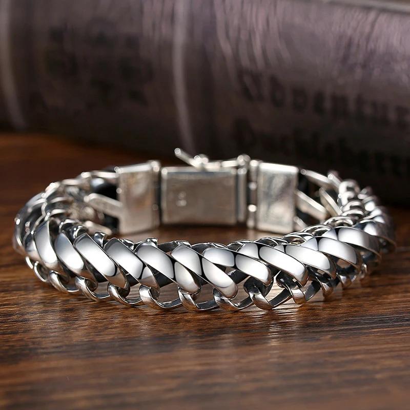 

Handmade Bracelet Men s Japanese Korean Version Personality Retro Dominant Fashion Europe and America Simple Trend 18cm