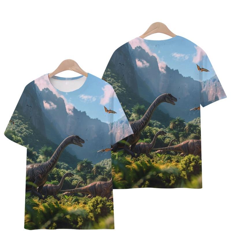 Unparalleled Tyrannosaurus Rex T-shirt 3d printed T-shirt fashionable short-sleeved Kids Tshirt Men's Shirts Woman t-shirts