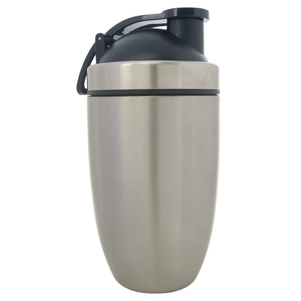 304 stainless steel shaker cup with scale fitness protein powder single layer outdoor sports water cup shaker water cup