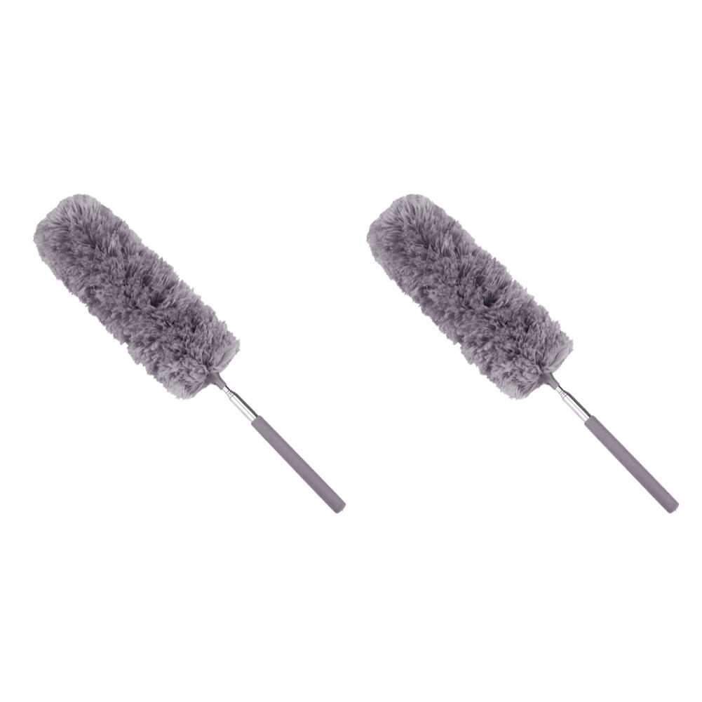 Adjustable Stretch Extend Microfiber Feather Duster Household Anti Dusting Brush Air-condition Car Furniture Cleaning Brush