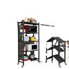 Folding 5-Tier Carbon Steel Storage Rack