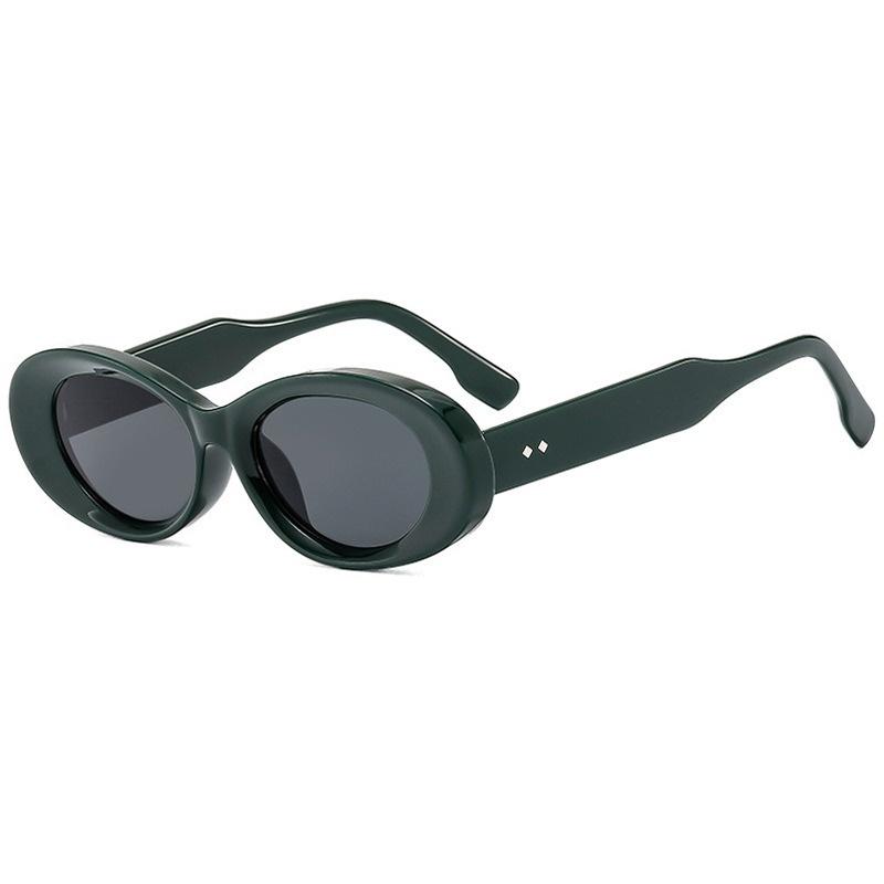 Vintage Round Sunglasses Women Retro Oval Sun Glasses High Quality Trendy Brand Eyewear for Female Fashion