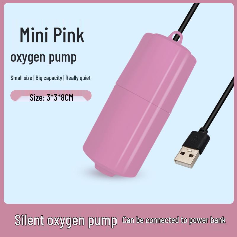 Silent Mini USB Oxygenator Pump for Fish Tanks and Outdoor Fishing