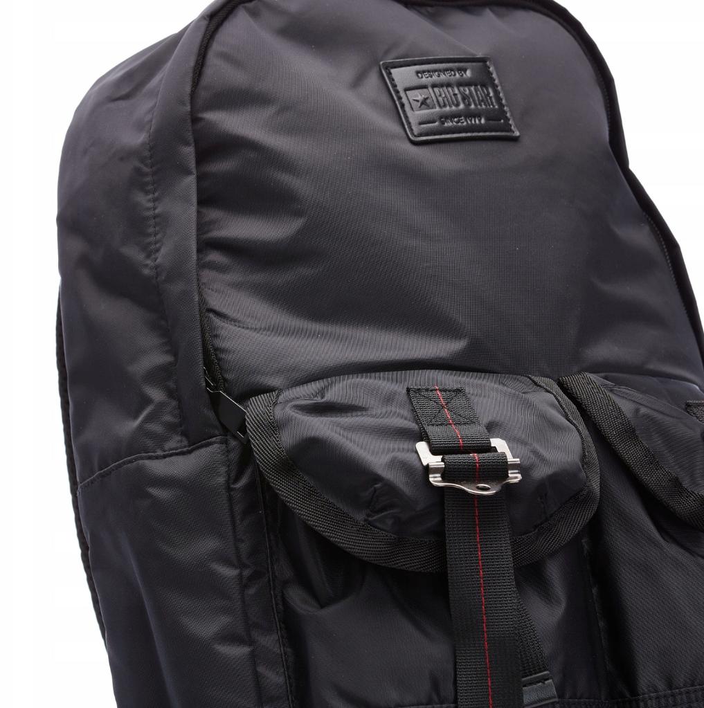 Big Star GG574178 Men's Backpack Black | Polyester, A4, 13 L