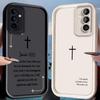 Чохол з хрестом для Samsung Galaxy A53 A50 A50S A36 5G A35 A34 A33 A32 A30 A26 A24 A23 A22 A20 A16 A15 A14 A13 A12 4G