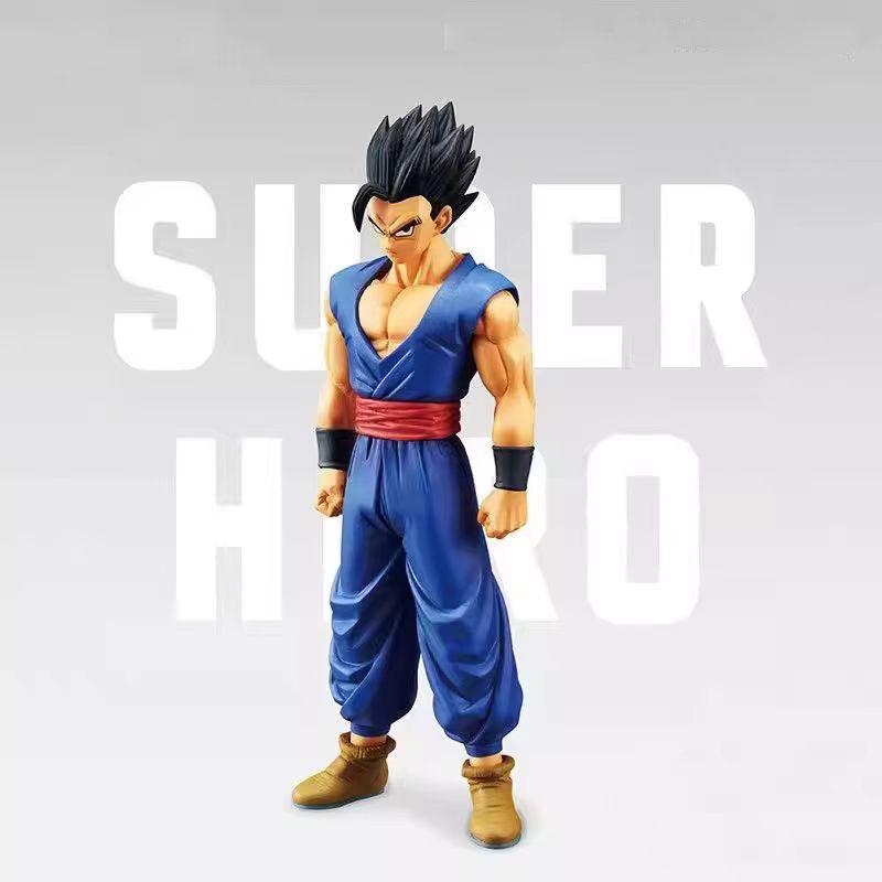Anime Dragon Ball Z 18cm Figure Gohan Theatrical Version Super Saiyan Action Model Standing Posture Scene Collectible Kid Gifts