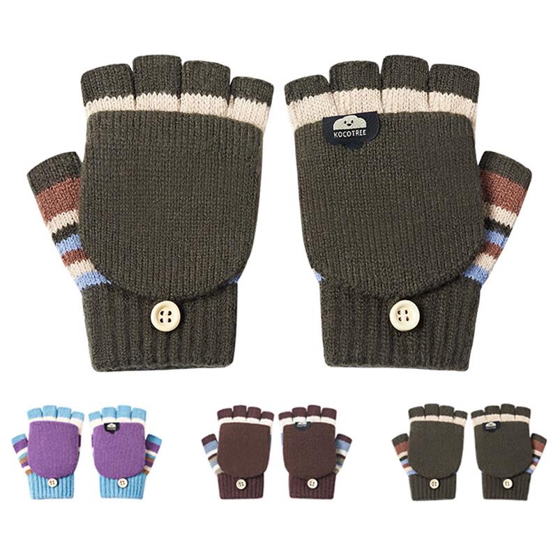 Детские зимние вязаные трансформируемые варежки Kocotree (2-Pack)