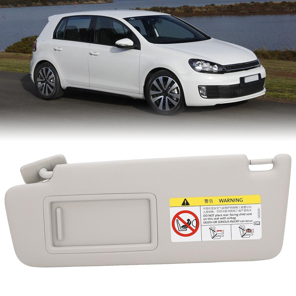 Car Inner Sun Visor with Vanity Mirror Right Side 5G0857552CQ Sunvisor Assy for MK6 MK7