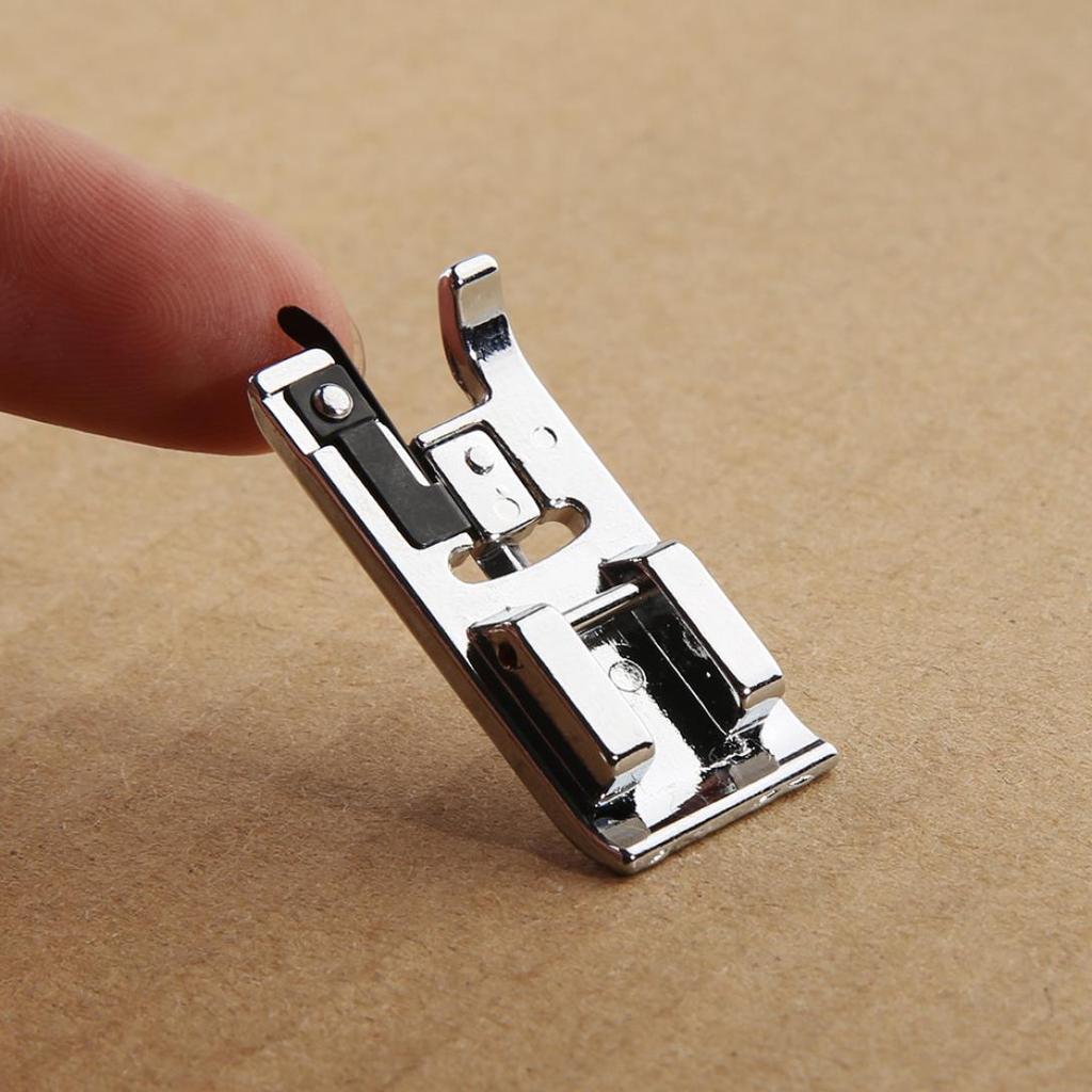 Overlock Overedge Overcasting Šicí stroj Přítlačný nástroj pro válcovaný lem