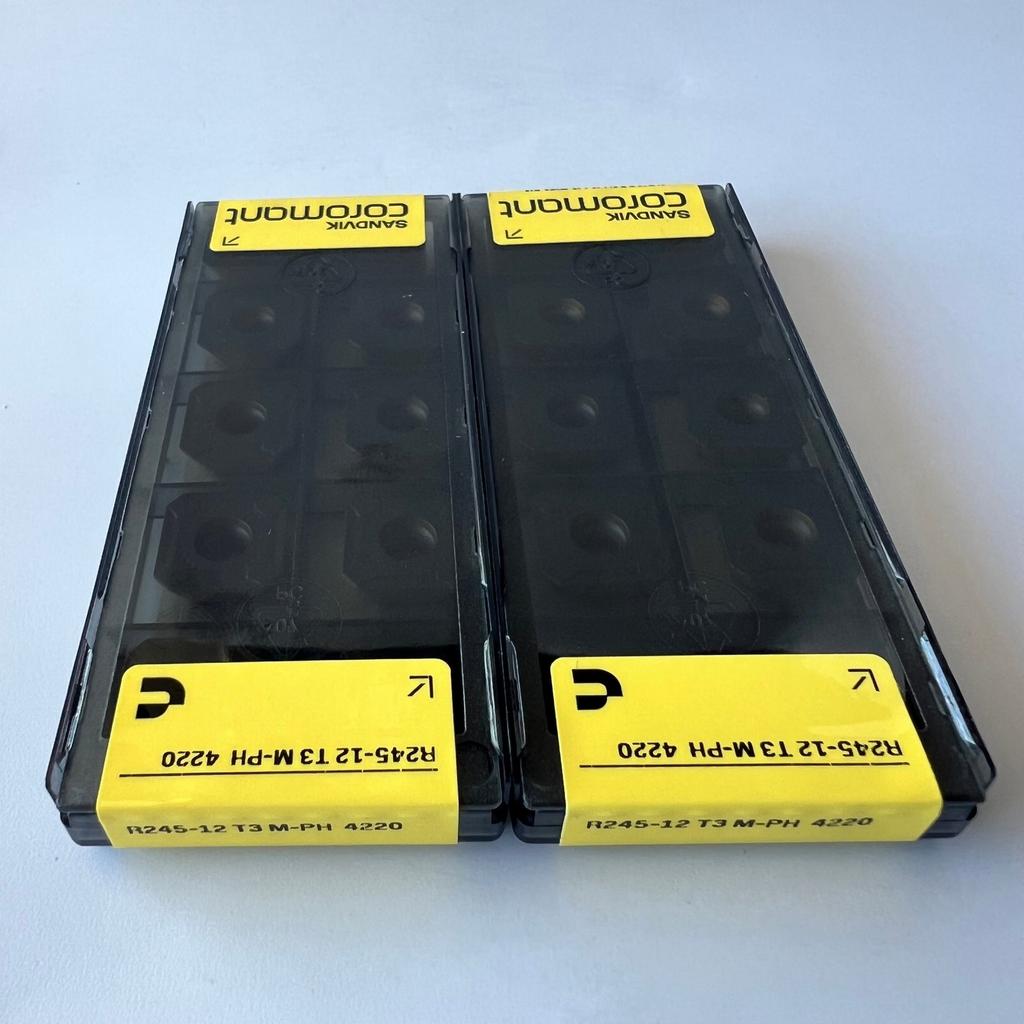 SANDVIK / R245-12T3M-PH 4220 / Original Swedish hard alloy blade 10 Pcs