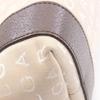 Used BVLGARI Logo Mania Tote Bag Tote Bag Canvas Leather Beige Brown Used Women
