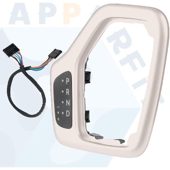 Transmission Shifter Bezel With Wire Harness 5YD27LS5AA 68413957AA 601-401 Tan For Gear Shift Compatible With 2014-2018 Jeep Cherokee Service Shifter