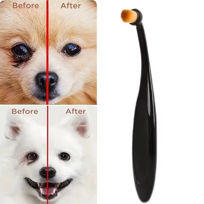 Peigne pour les yeux d'animaux de compagnie chiens Brosse anti-taches de larmes pour animaux de compagnie Brosse de nettoyage des yeux d'animaux de compagnie Accessoires de nettoyage Enlève les croûtes le mucus pour petit chat chien