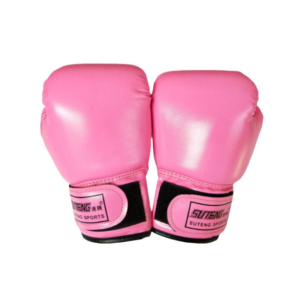 2pcs PU Leather Kids Boxing Gloves Professional Kickboxing Thai Gloves Trendy MMA Fighting Gloves