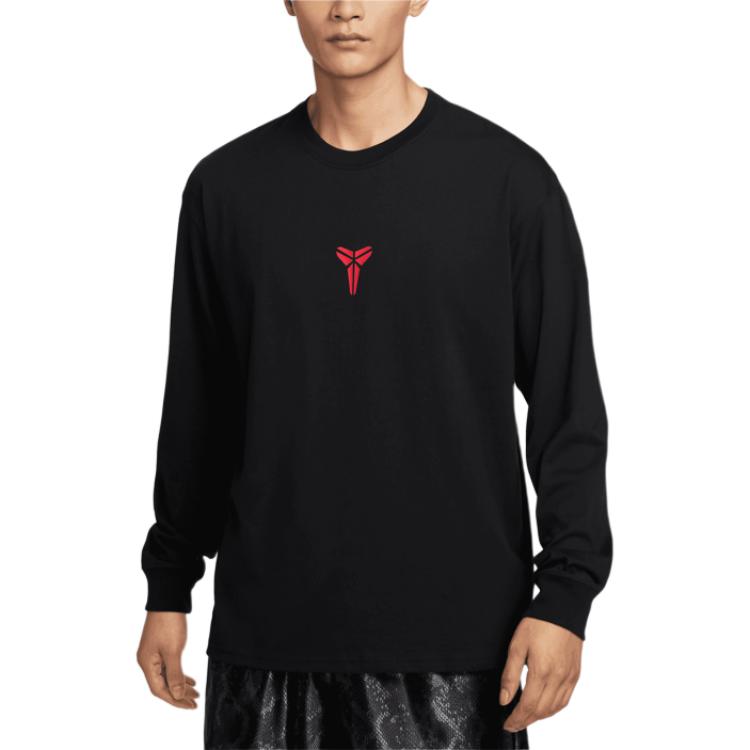Nike Year Of The Mamba Casual Fashion Versatile Long Sleeve T-Shirt Men Tops Black IB0242-010